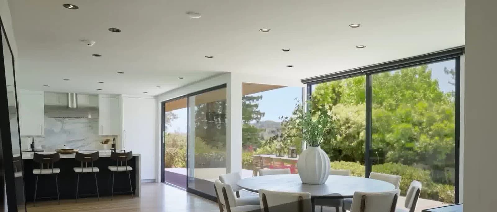 Real premium Bay Area dining space featured in the Skye Cleaning Group video